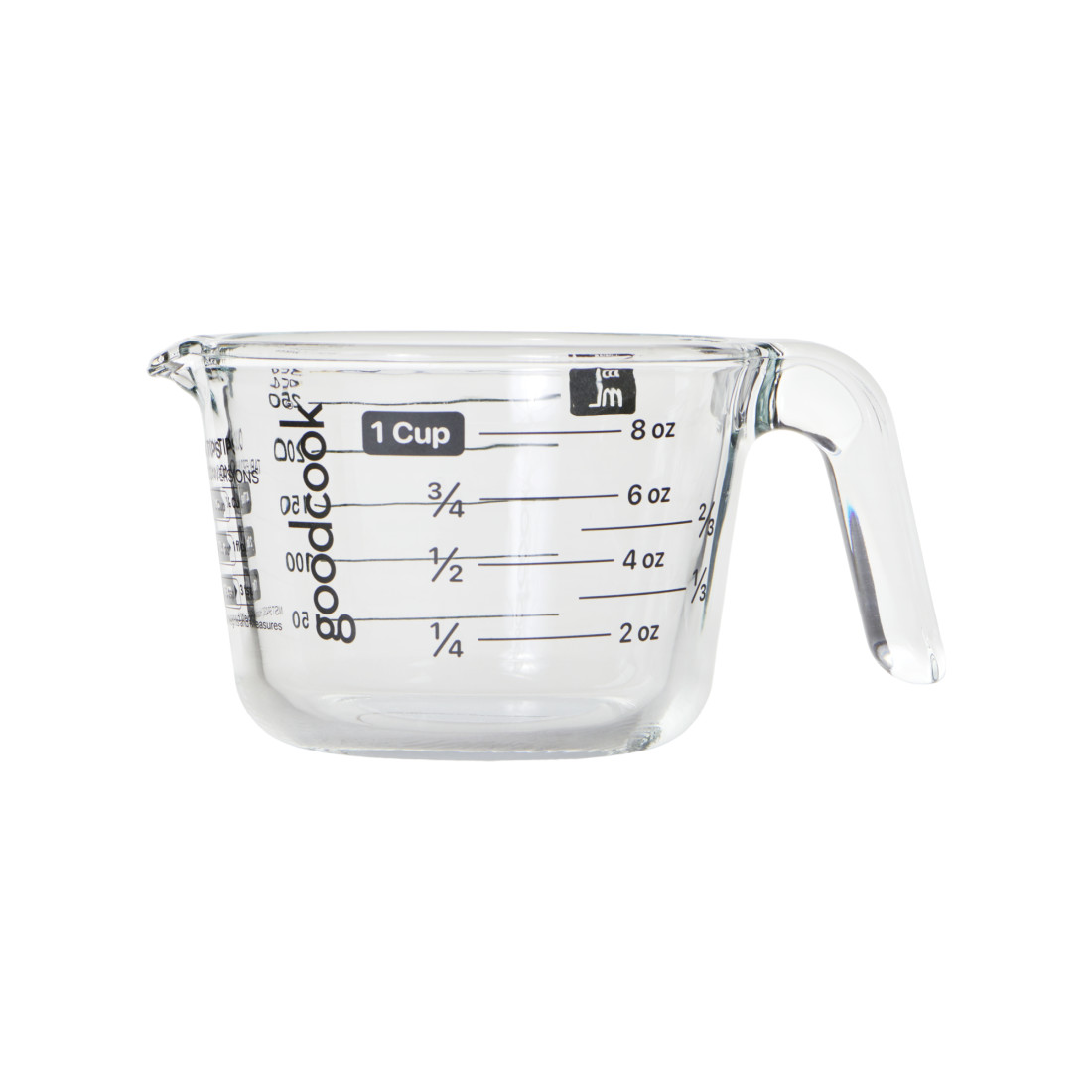 GoodCook Everyday Glass Liquid Measuring Cup, 1 Cup - GoodCook